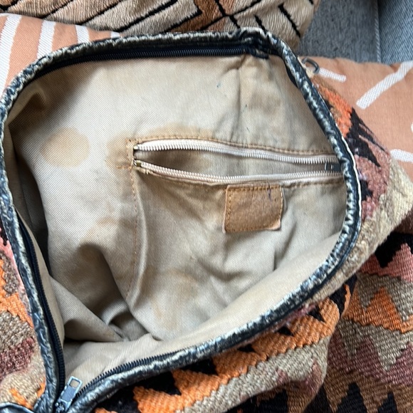Vintage bucket shoulder/backpack bag - Picture 3 of 9